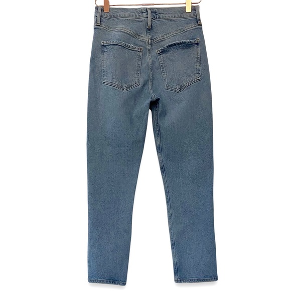 NWOT AGOLDE Riley High Rise Straight Crop Jeans - Picture 8 of 14